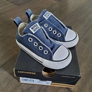 Converse Navy Blue CT Simple Slip Size 5 Infant